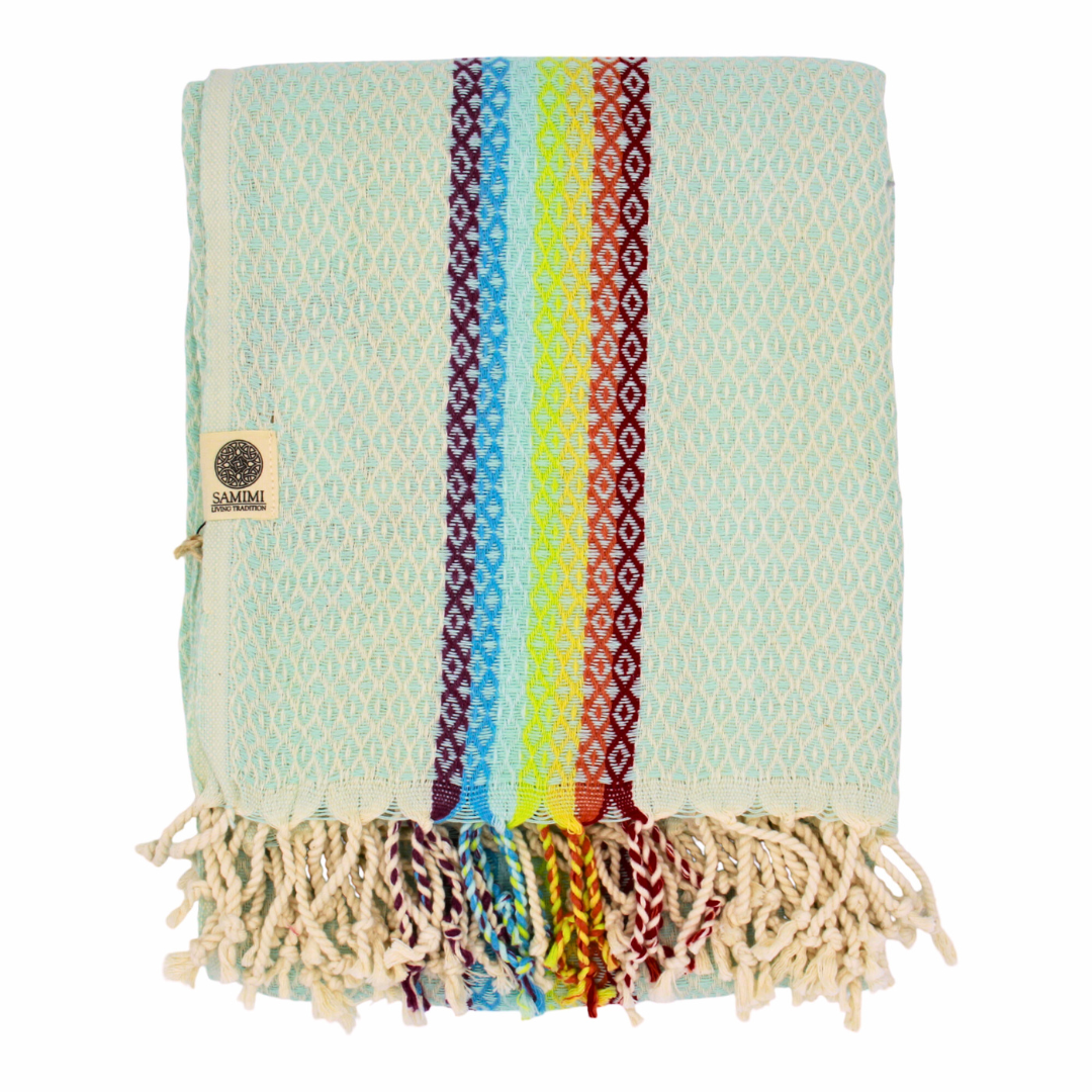 SAMIMI Rainbow mint hamam kylpypyyhe 100x180 cm