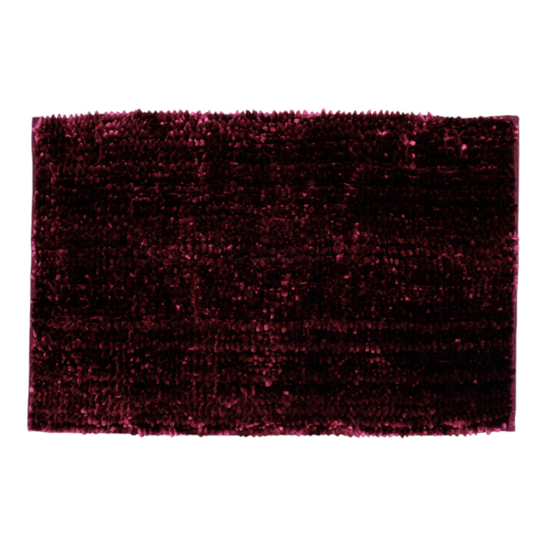 ALLURE BATH FASHIONS Bordeaux chenille kylpyhuonematto 50x80 cm
