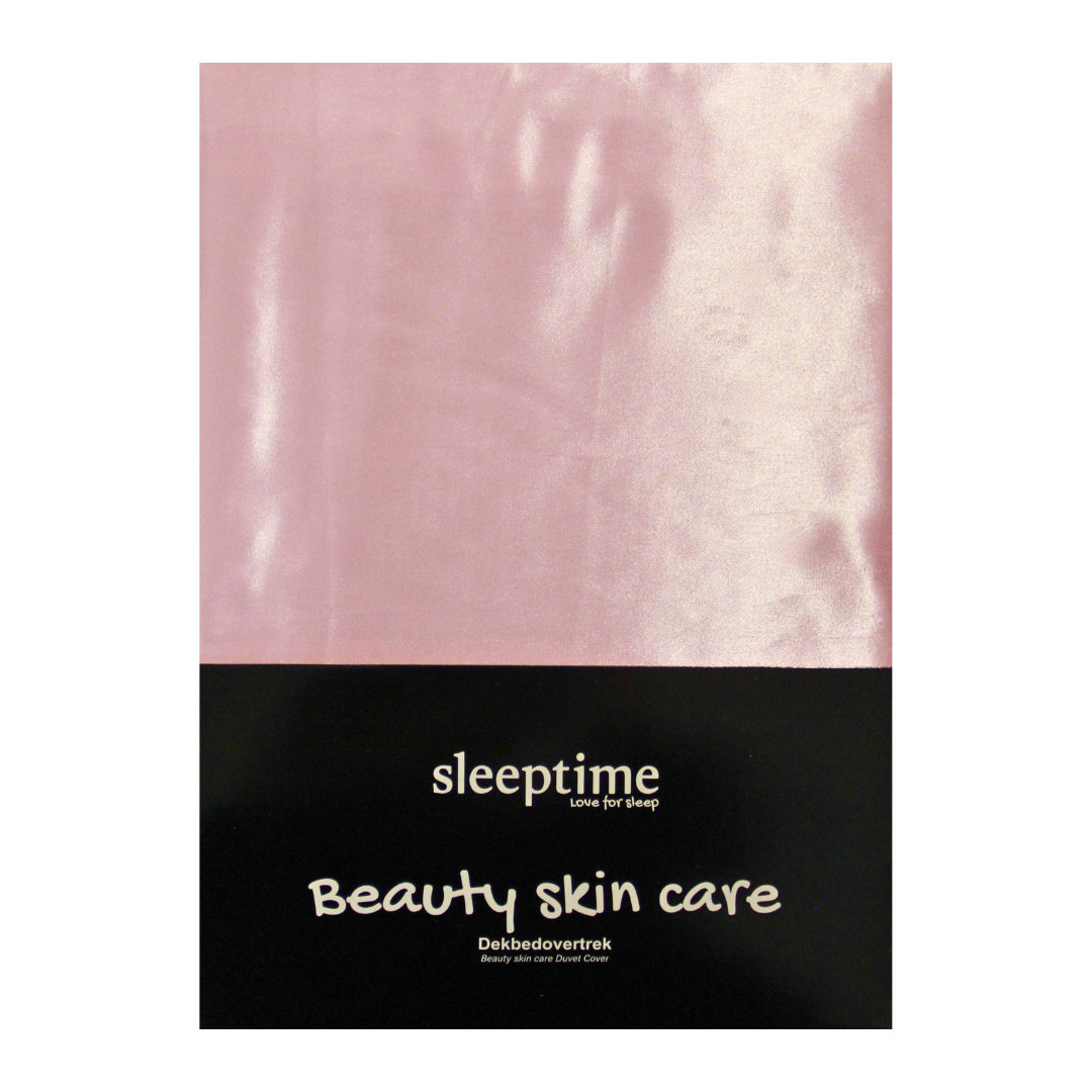 SLEEPTIME Pink Satin parivuoteen satiinipussilakanasetti 200x220 cm