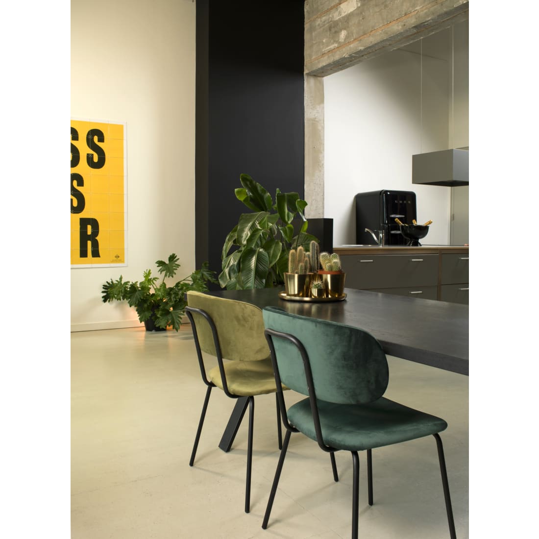 Workliving ruokatuoli Bo RS - sametti Earth Forest