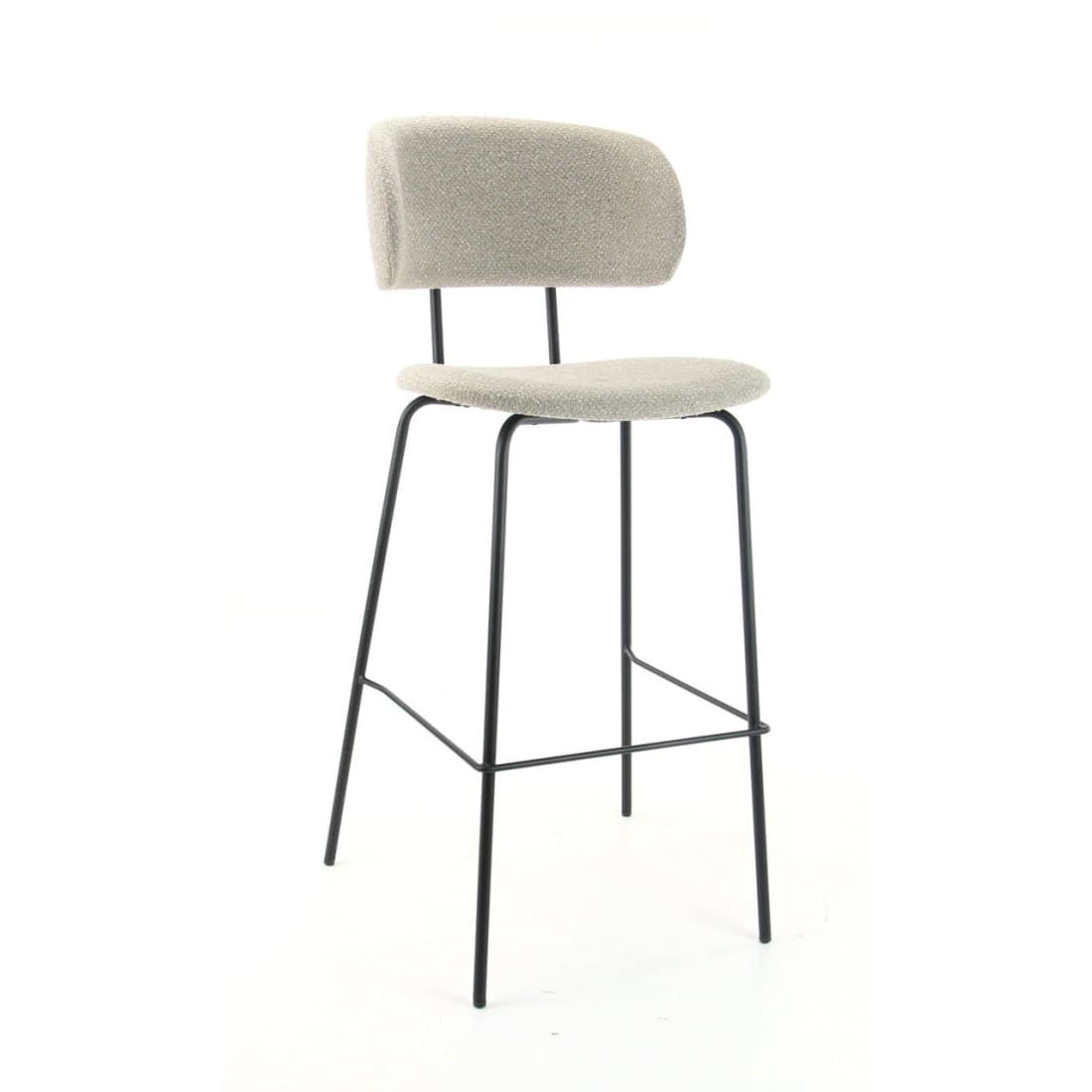 Workliving Korkea baarijakkara Society Bo - Bouclé Shitake