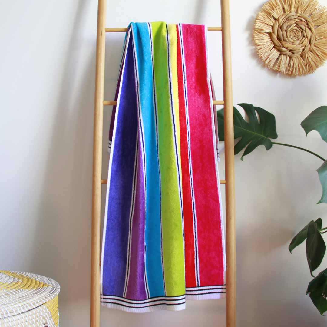 ALLURE BATH FASHIONS Sateenkaari kylpypyyhe 70x140 cm