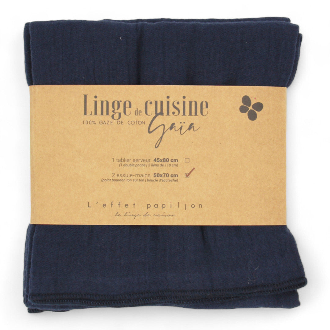 L'EFFET PAPILJON Gaia keittiöpyyhe 2 kpl 50x70 cm