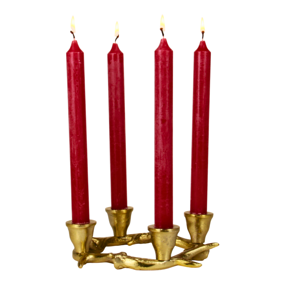 WURM kynttelikkö kulta 20 cm