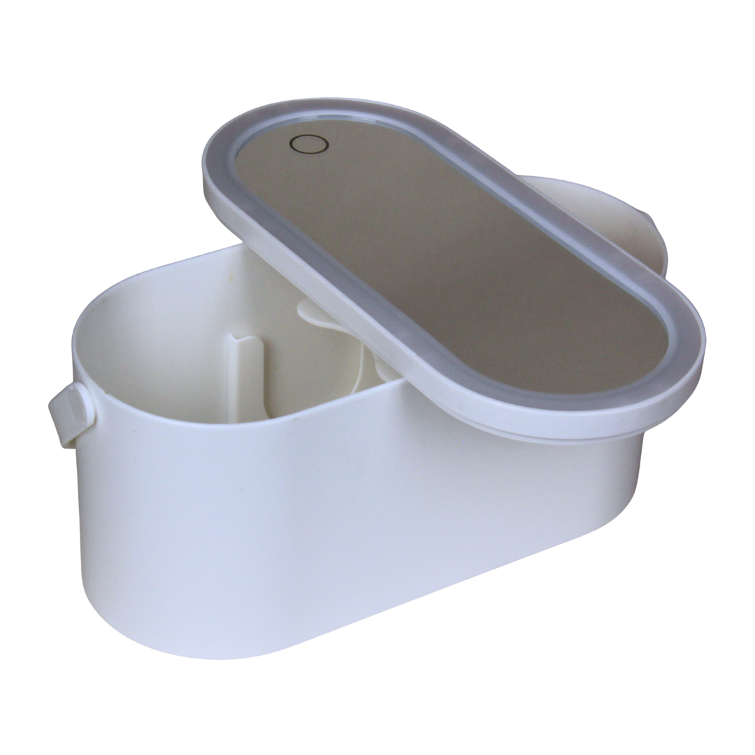 VERK GROUP Meikkilaatikko peilillä ja LED-valolla