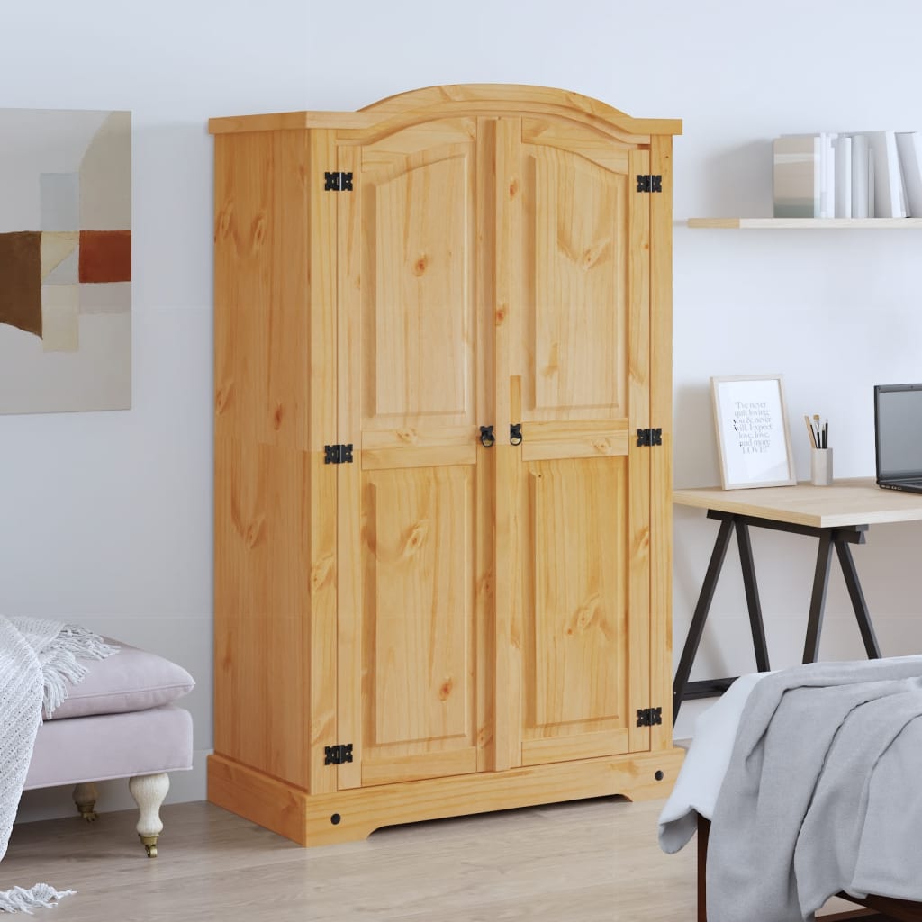 Vaatekaappi Meksikon Mänty Corona Range 2 Ovea 1 Ruskea