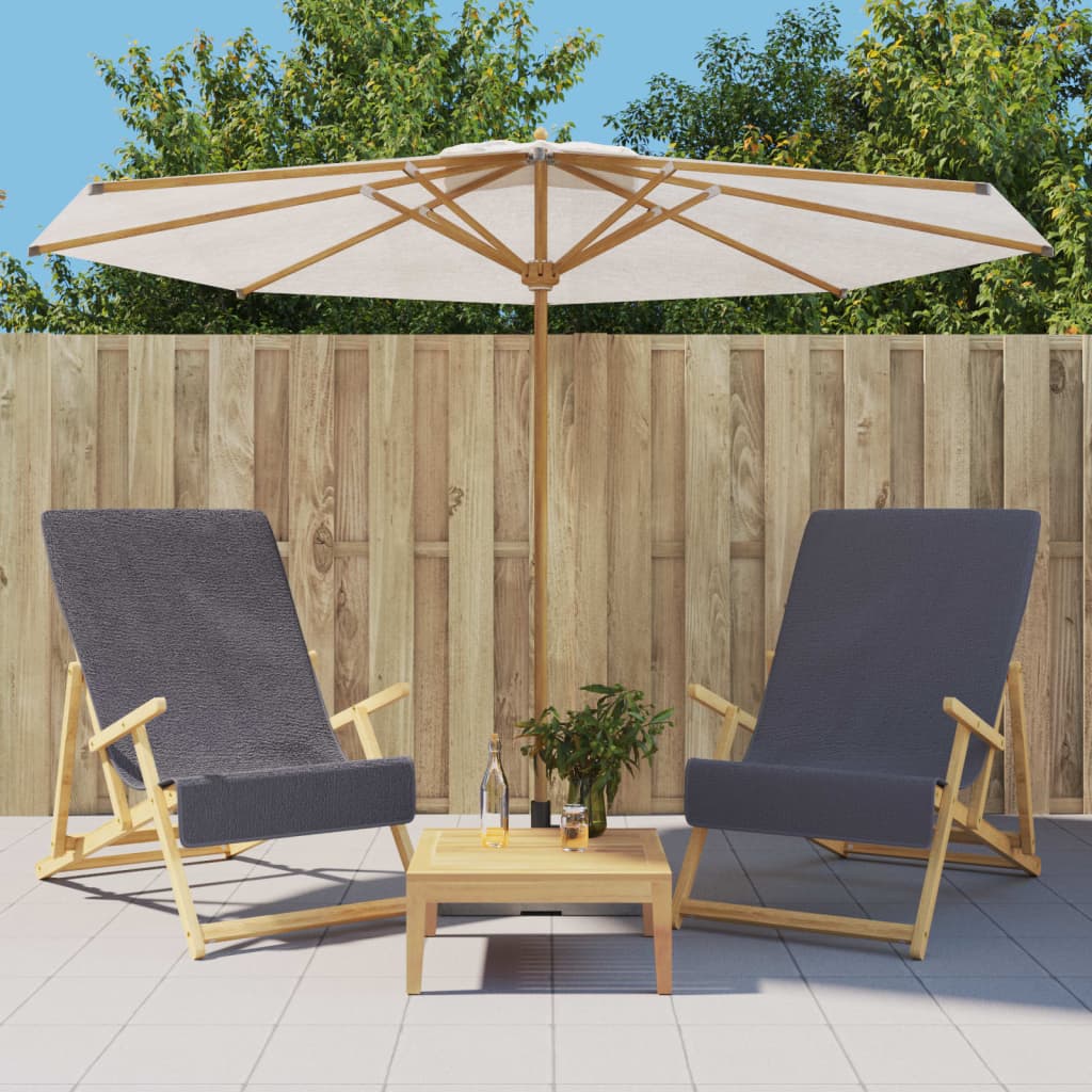 Rantapyyhkeet 2 kpl antrasiitti 60x135 cm kangas 400 GSM