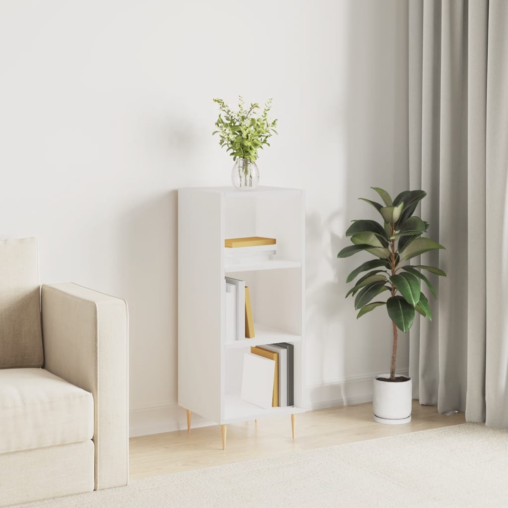 Senkki Valkoinen 34,5X32,5X90 Cm Tekninen Puu 1