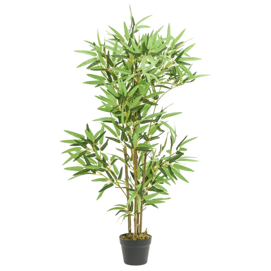Tekokasvi bambupuu 552 lehteä 120 cm vihreä