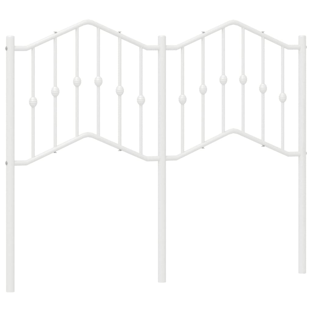 Metallinen vaihtopääty valkoinen 120 cm