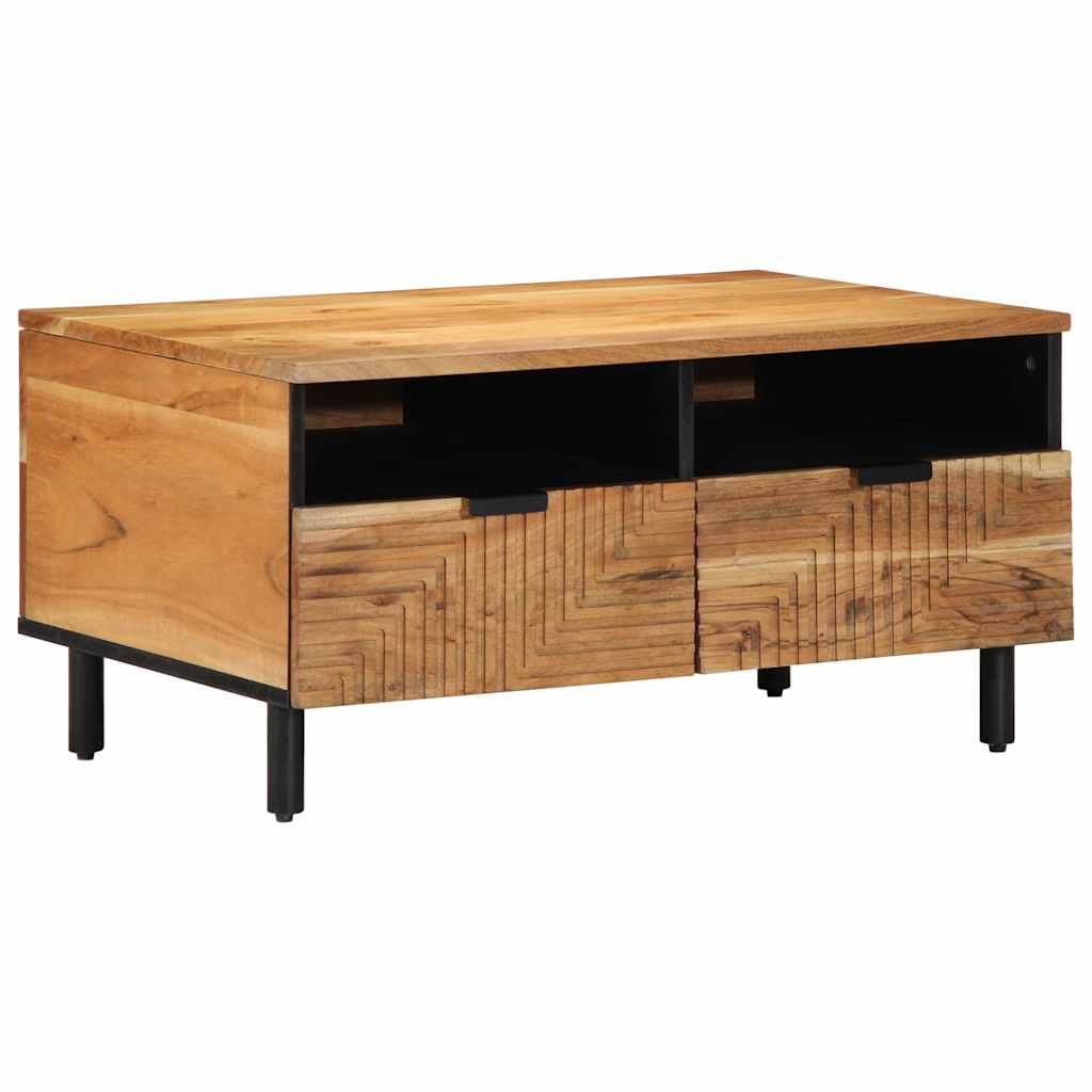 Sohvapöytä Ruskea 80 x 54 x 40 cm Täysi Akaasiapuu