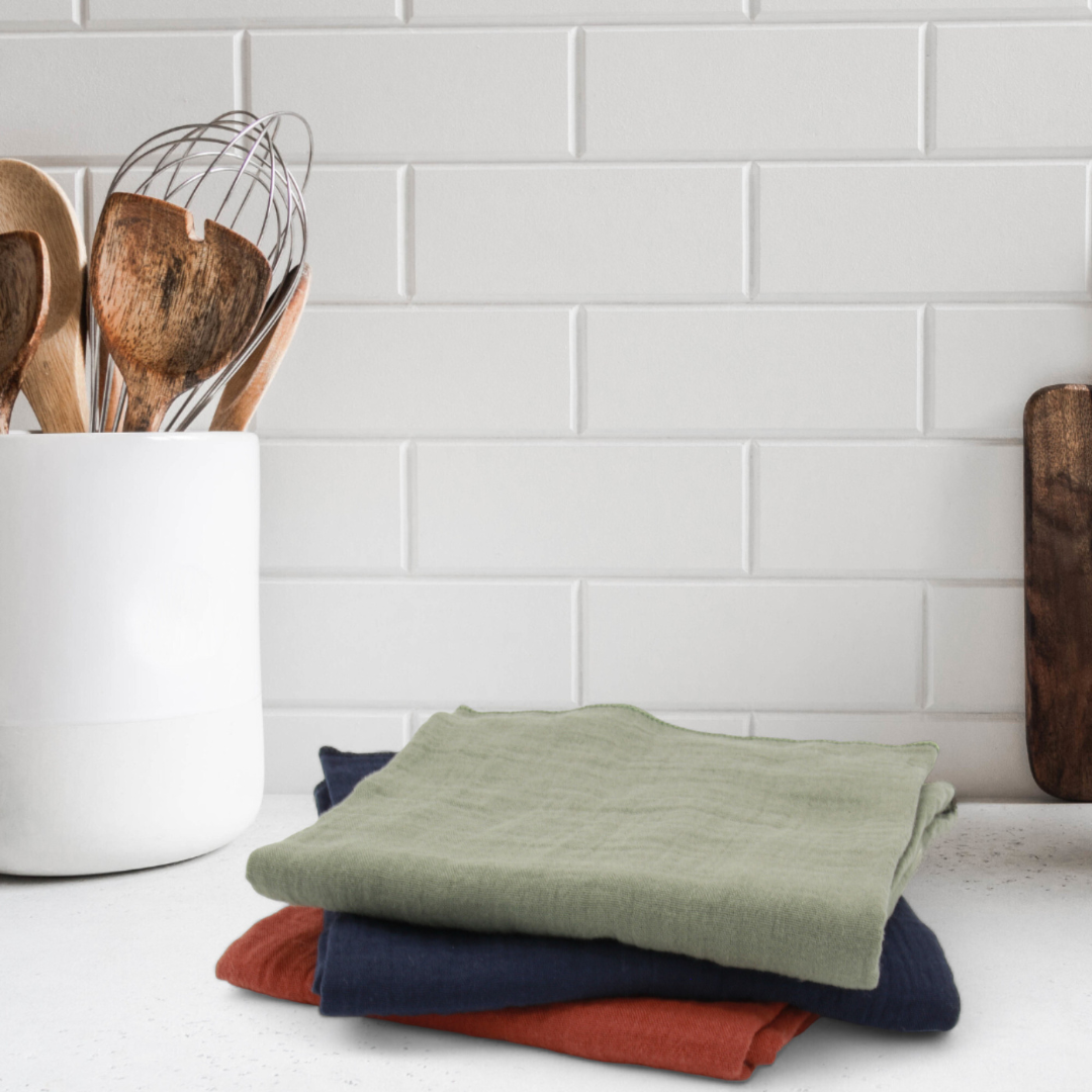 L'EFFET PAPILJON Gaia keittiöpyyhe 2 kpl 50x70 cm