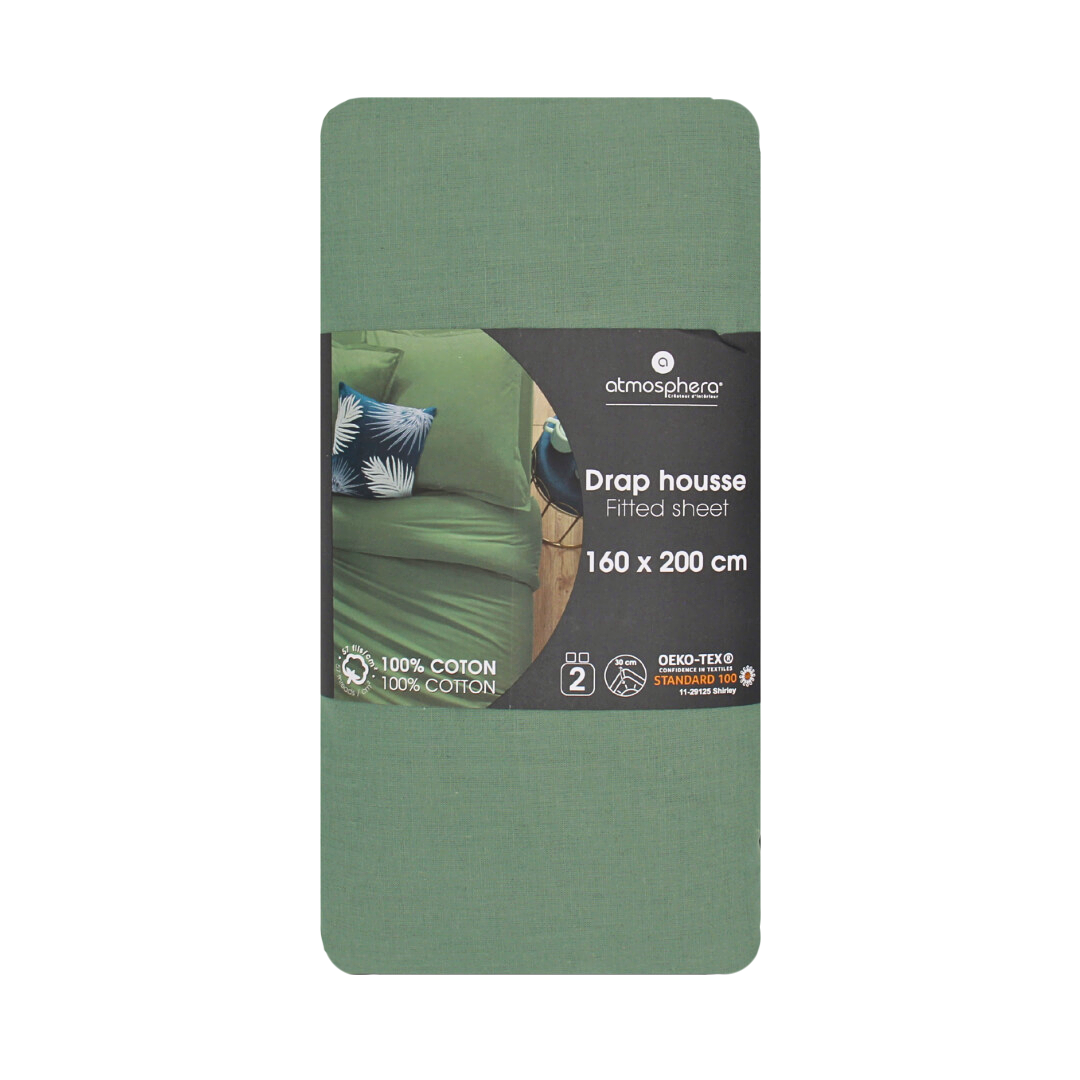 ATMOSPHERA Muotoonommeltu lakana 160x200 cm