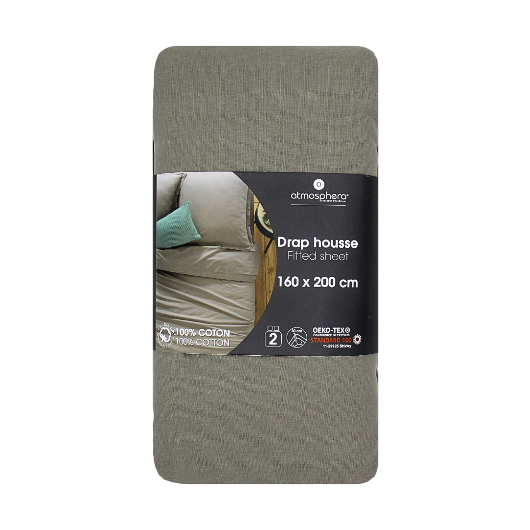 ATMOSPHERA Muotoonommeltu lakana 160x200 cm