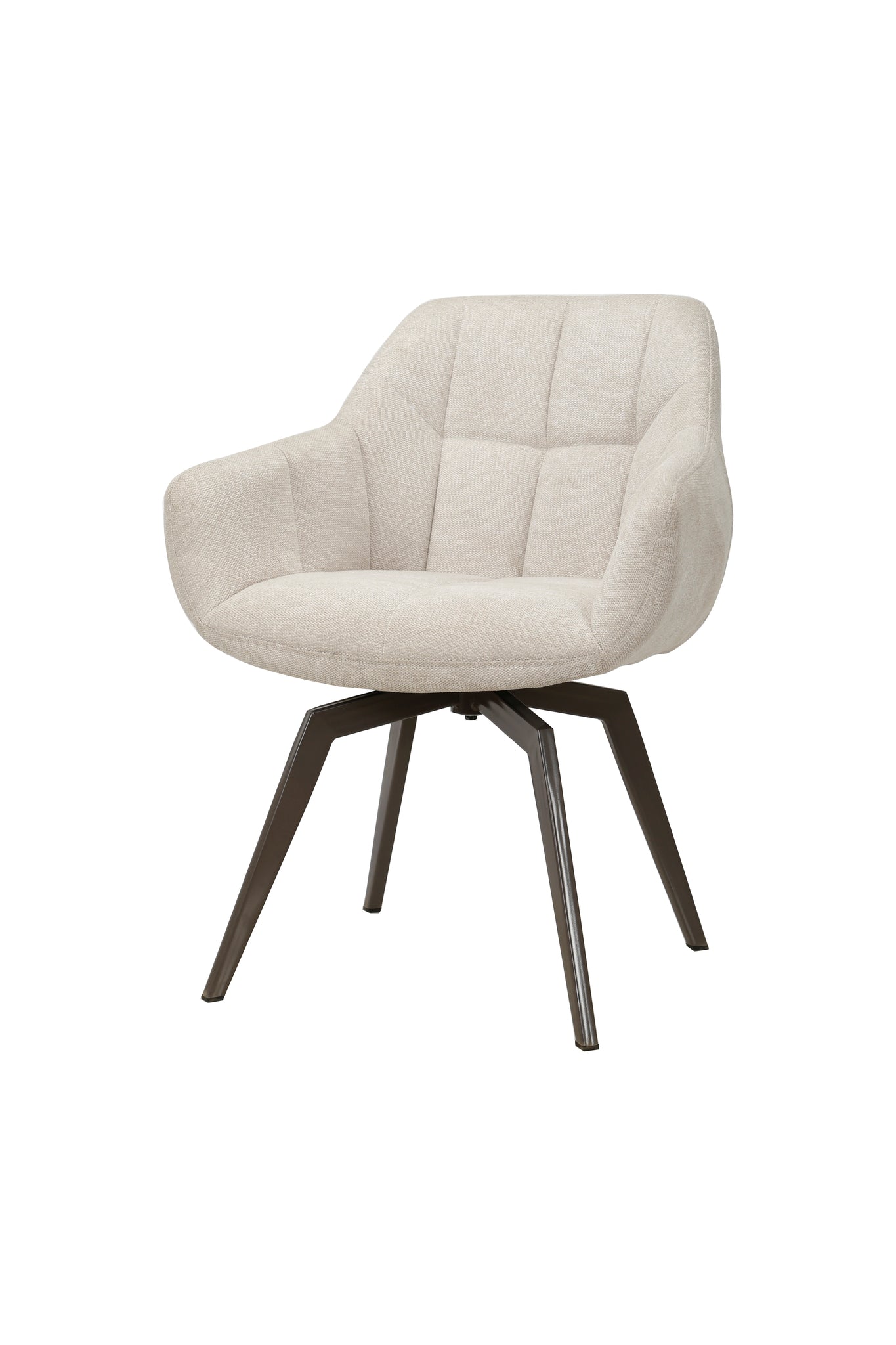 Ruokatuolisetti offwhite, kääntyvällä toiminnolla (2 kpl)