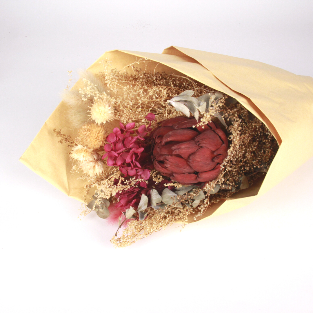 ATMOSPHERA Antiikkiruusu kuivakukkakimppu