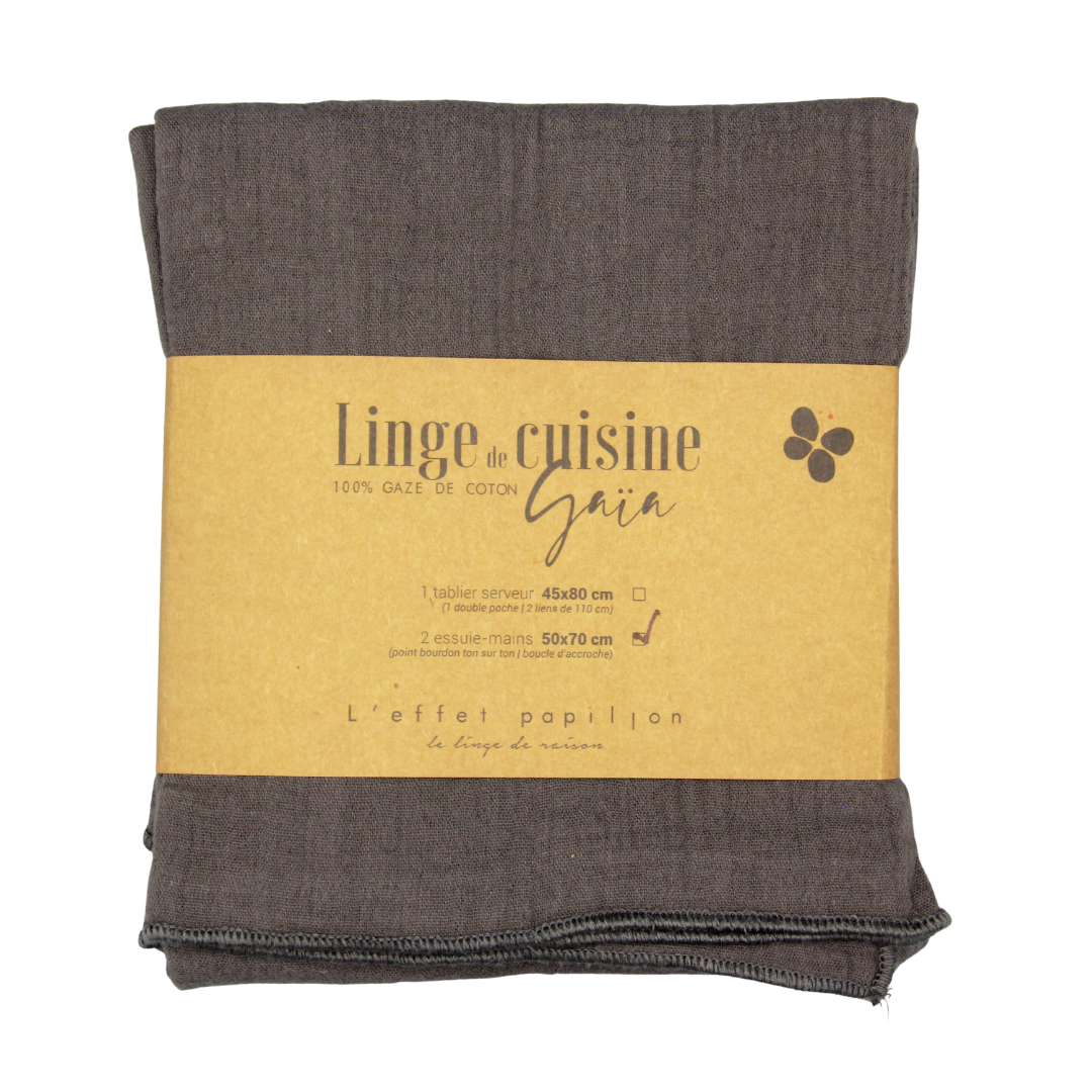 L'EFFET PAPILJON Gaia keittiöpyyhe 2 kpl 50x70 cm