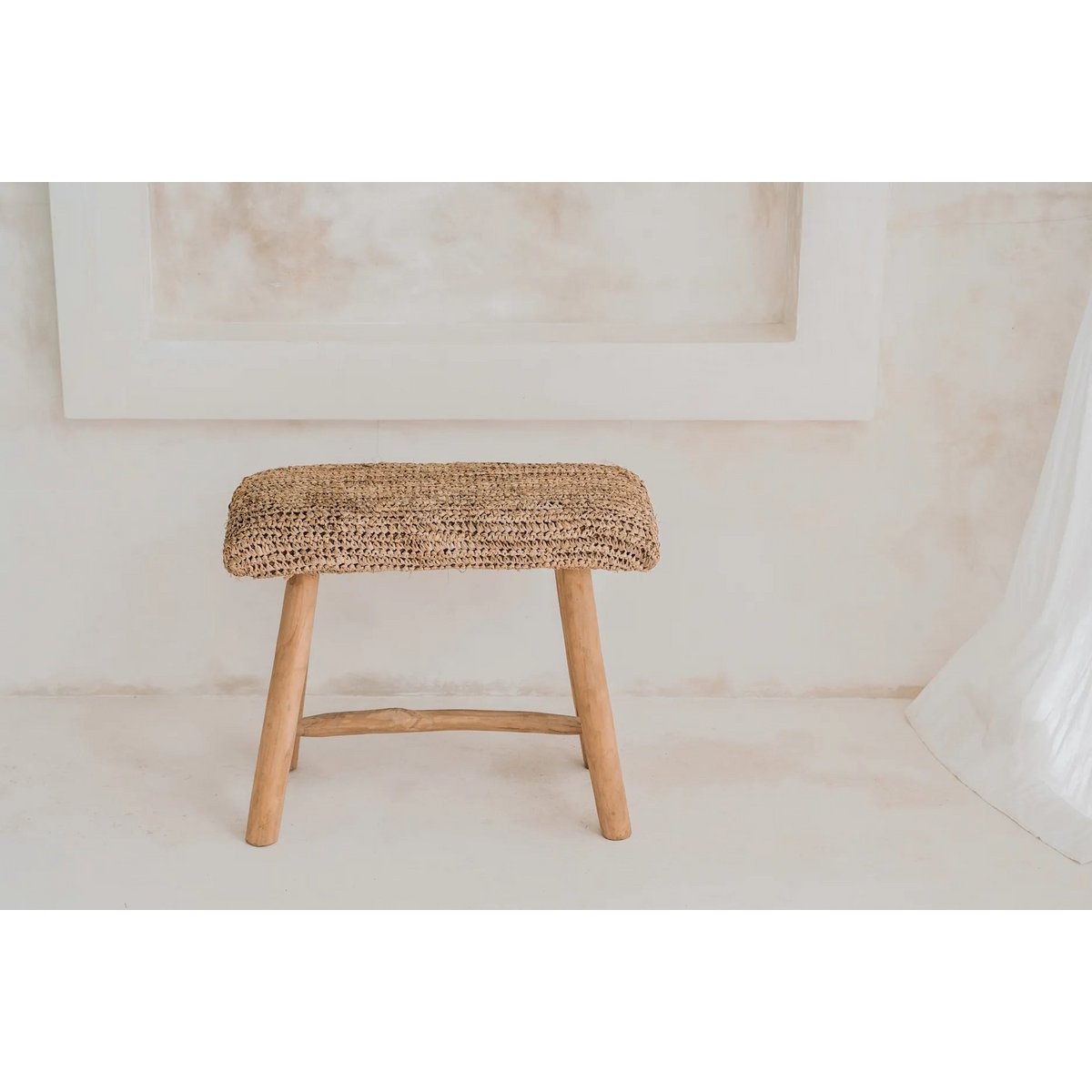 Penkki - THE RAFFIA BENCH