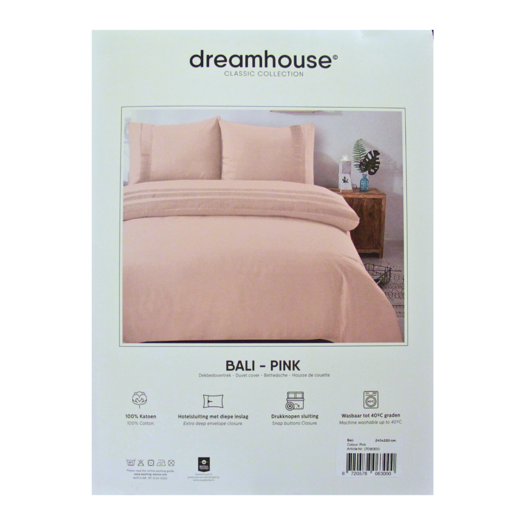 DREAMHOUSE Bali Pink pussilakanasetti 240x220 cm