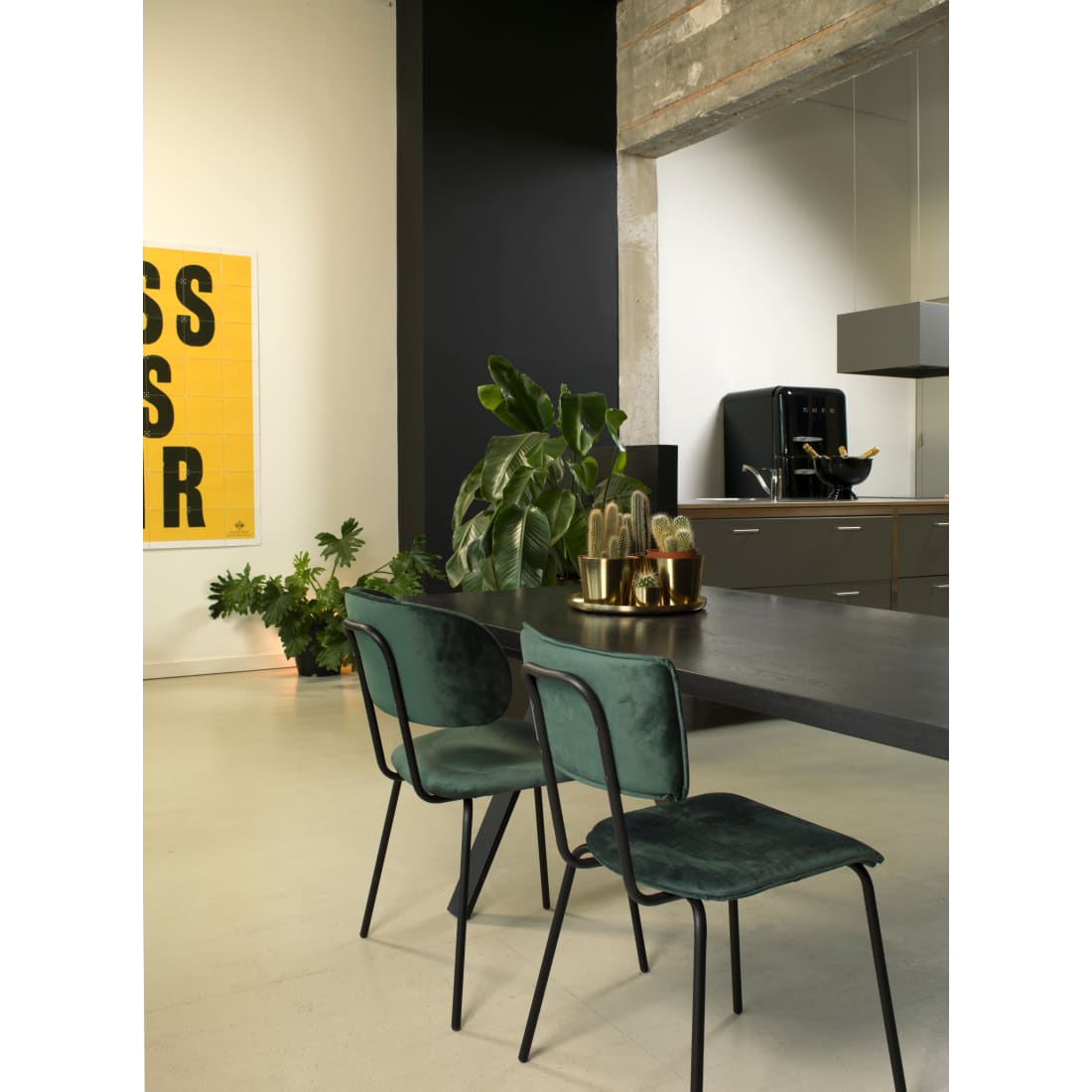 Workliving ruokatuoli Bo RS - sametti Earth Forest
