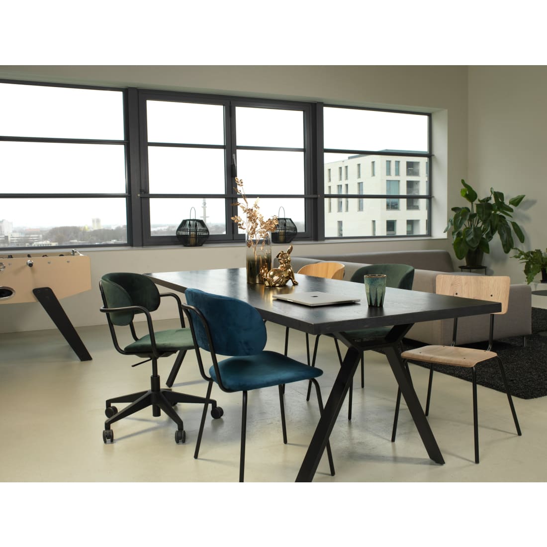 Workliving ruokatuoli Bo RS - sametti Earth Forest