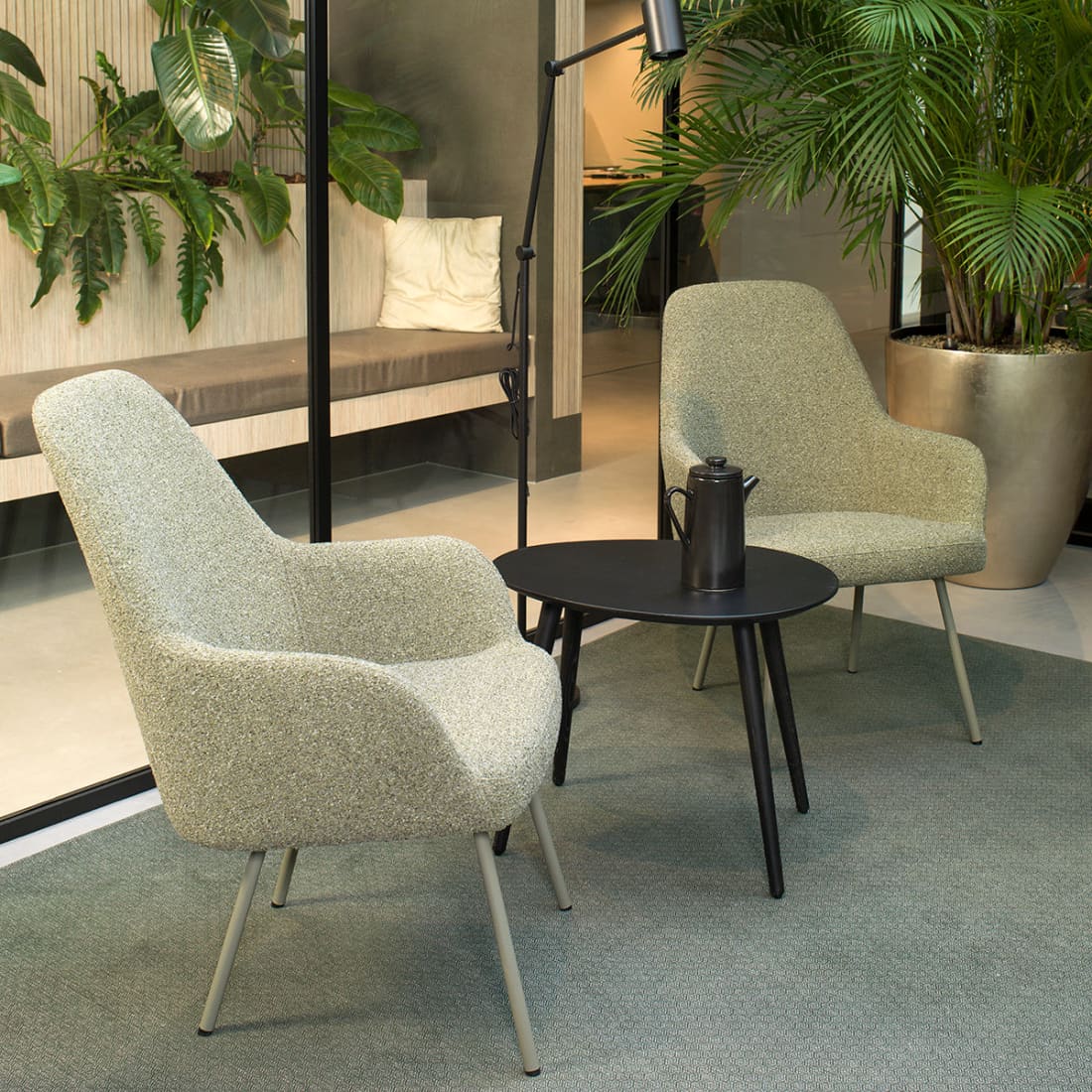 Workliving LoLa - nelijalkainen lounge-nojatuoli - yhdistä ja sovita