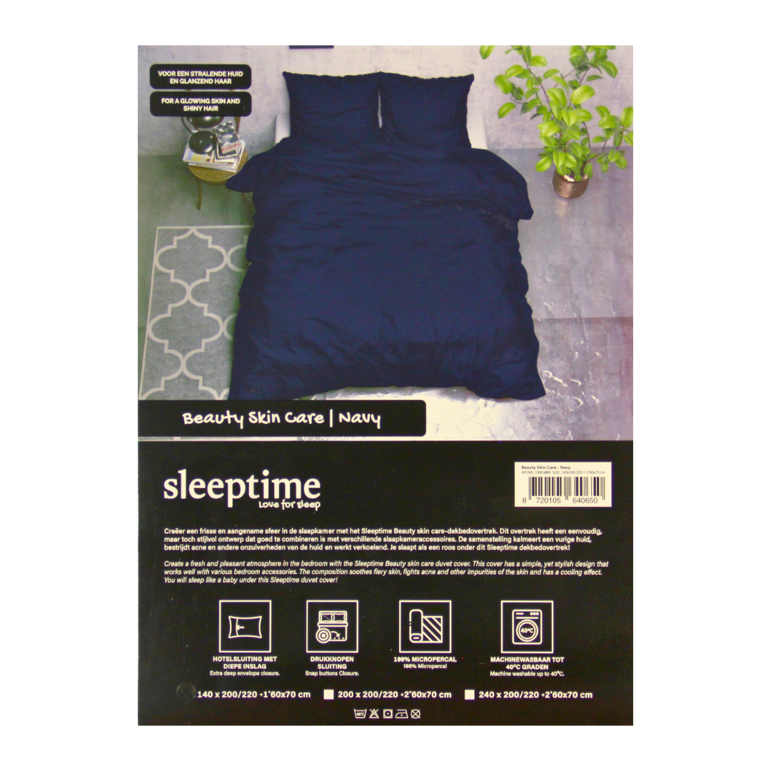 SLEEPTIME Beauty pussilakanasetti 140x220 cm
