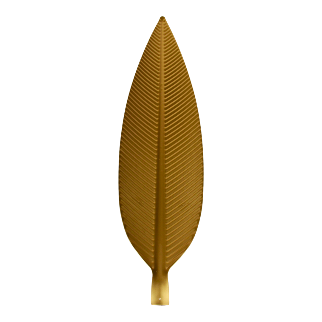 HOME DECO FACTORY Lehti metallitarjotin