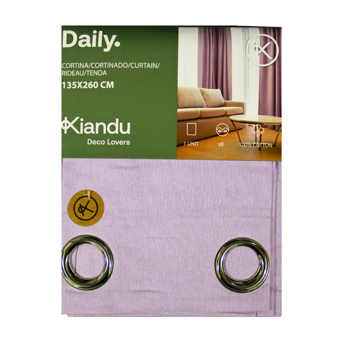 KIANDU puuvillaverho 135x260 cm