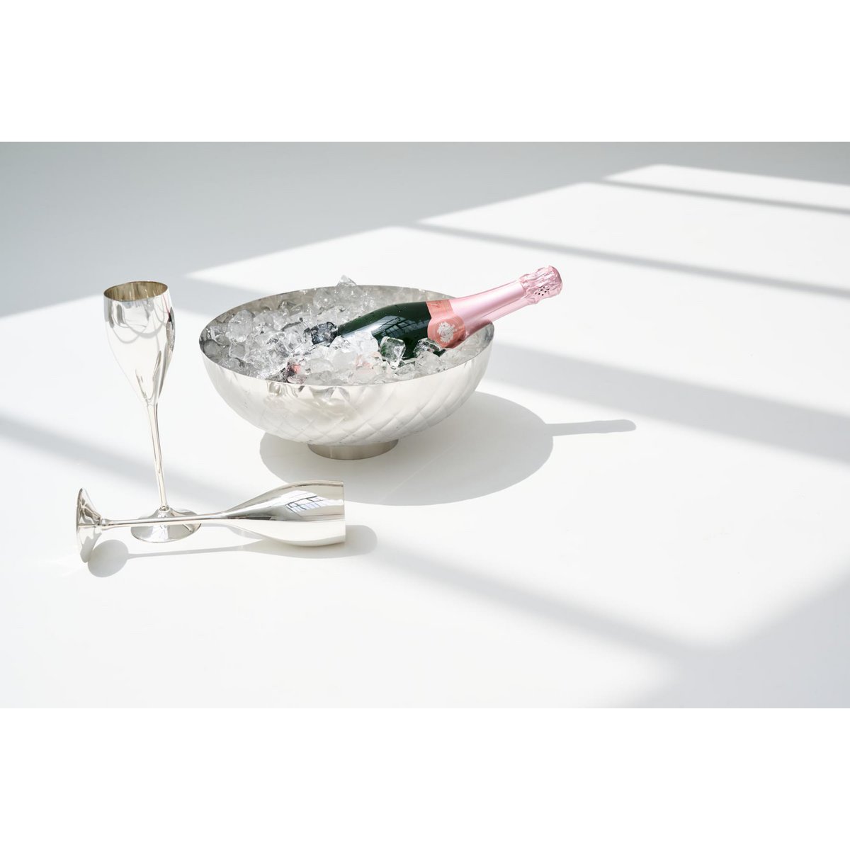 Hopeoidut Kuohuviinimaljat 23 cm 4 kpl - DODO