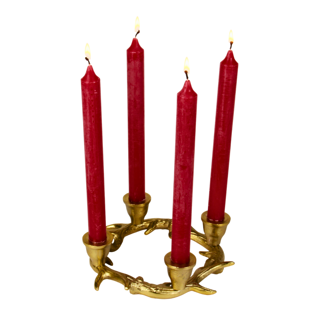 WURM kynttelikkö kulta 20 cm