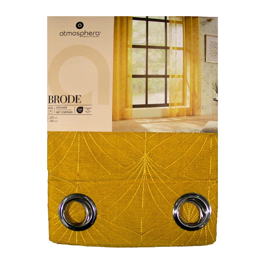 ATMOSPHERA Brode kuvioitu verho 140x240 cm