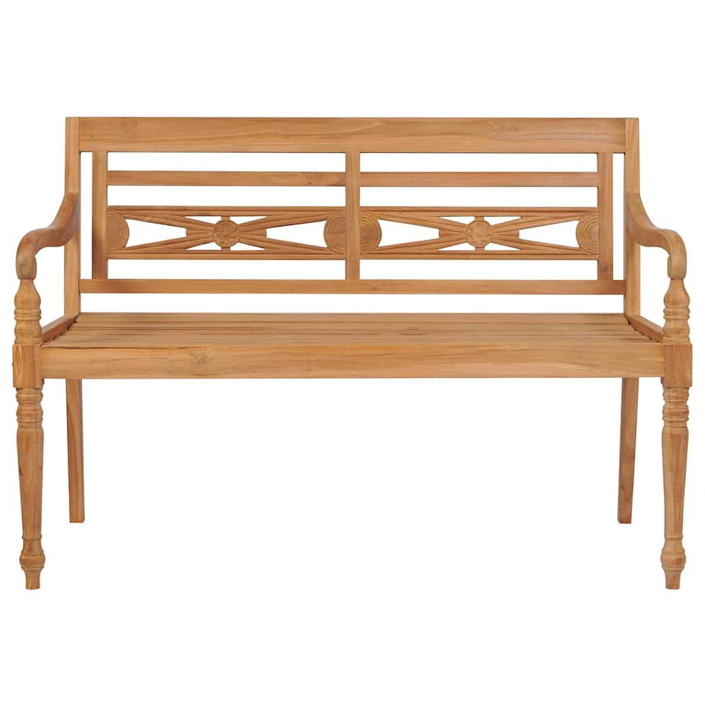 Batavia-penkki 120 cm tiikki