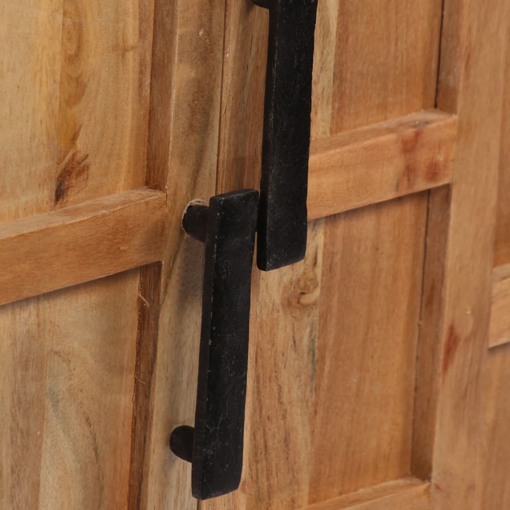 Senkki akaasiapuu 60x35x76 cm ruskea