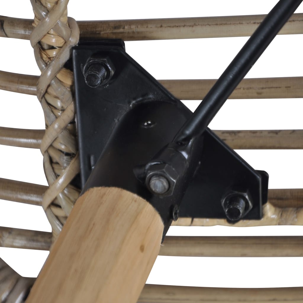 Ruokapöydän Tuolit 4 Kpl Ruskea Luonnollinen Rottinki