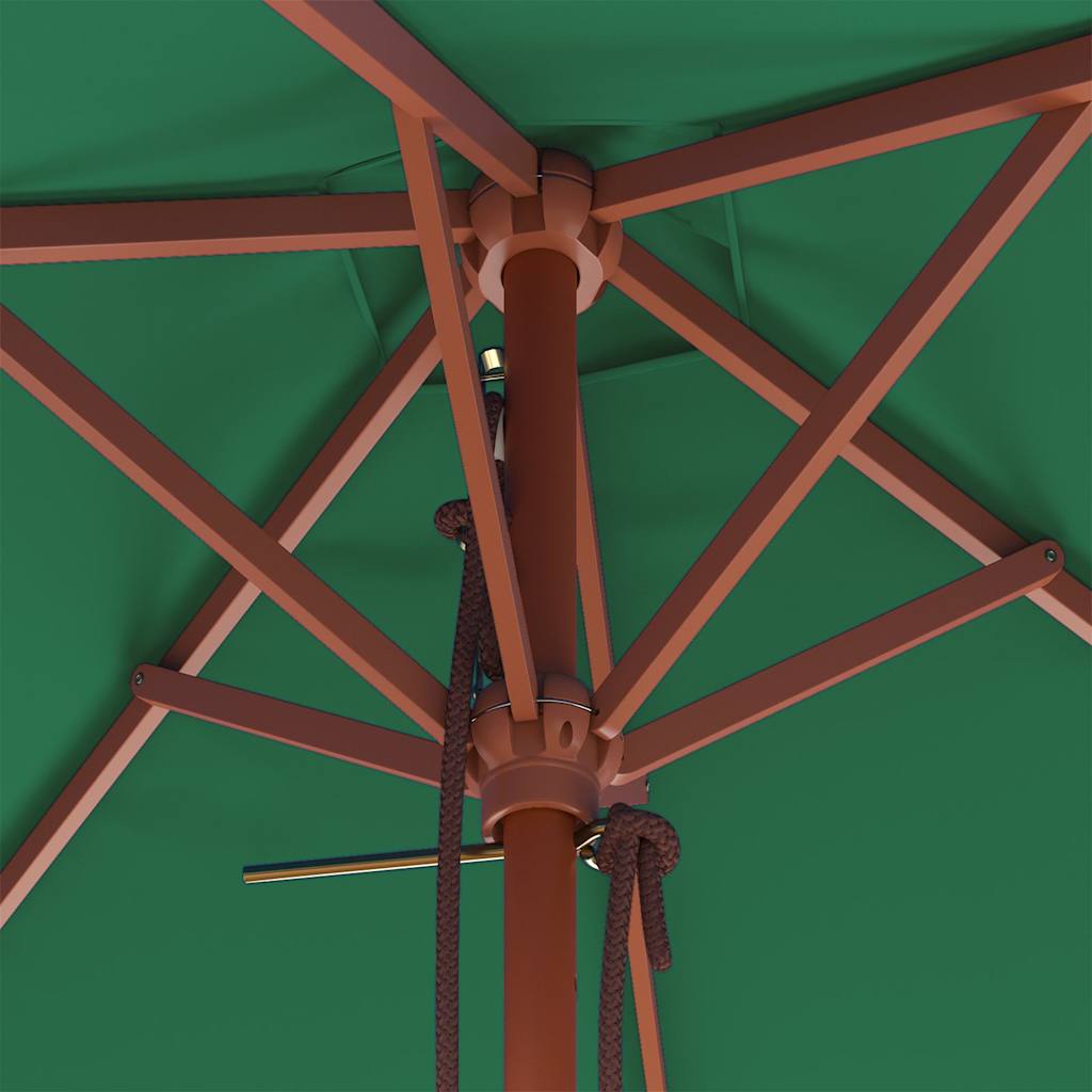 Aurinkovarjo puurunko 150x200 cm vihreä