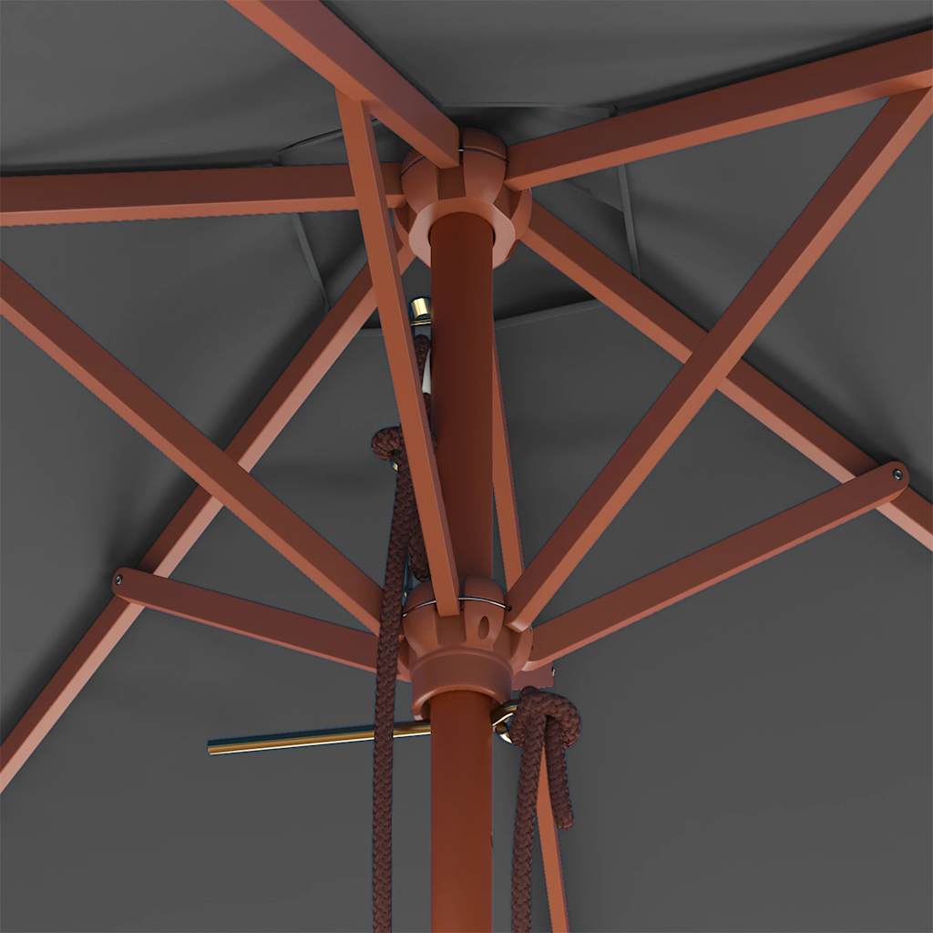 Aurinkovarjo puurunko 150x200 cm antrasiitti