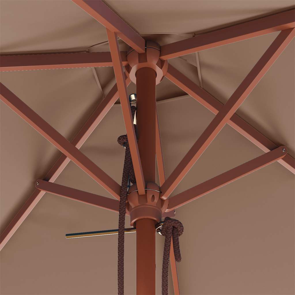 Aurinkovarjo puurunko 150x200 cm ruskeanharmaa