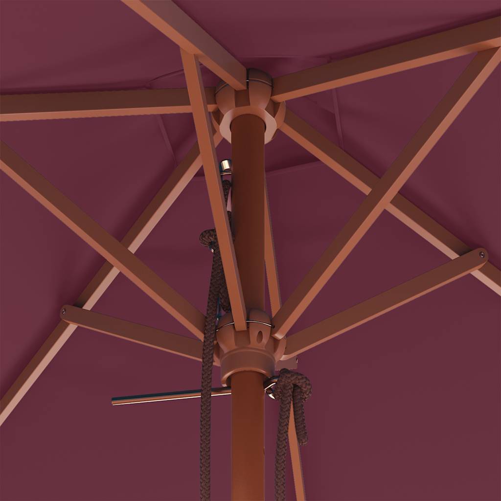 Aurinkovarjo puurunko 150x200 cm viininpunainen