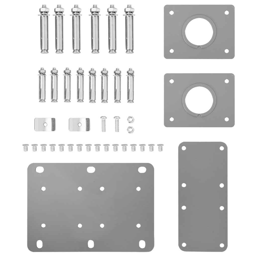 Sisäänvedettävä sivumarkiisi musta 160x600 cm