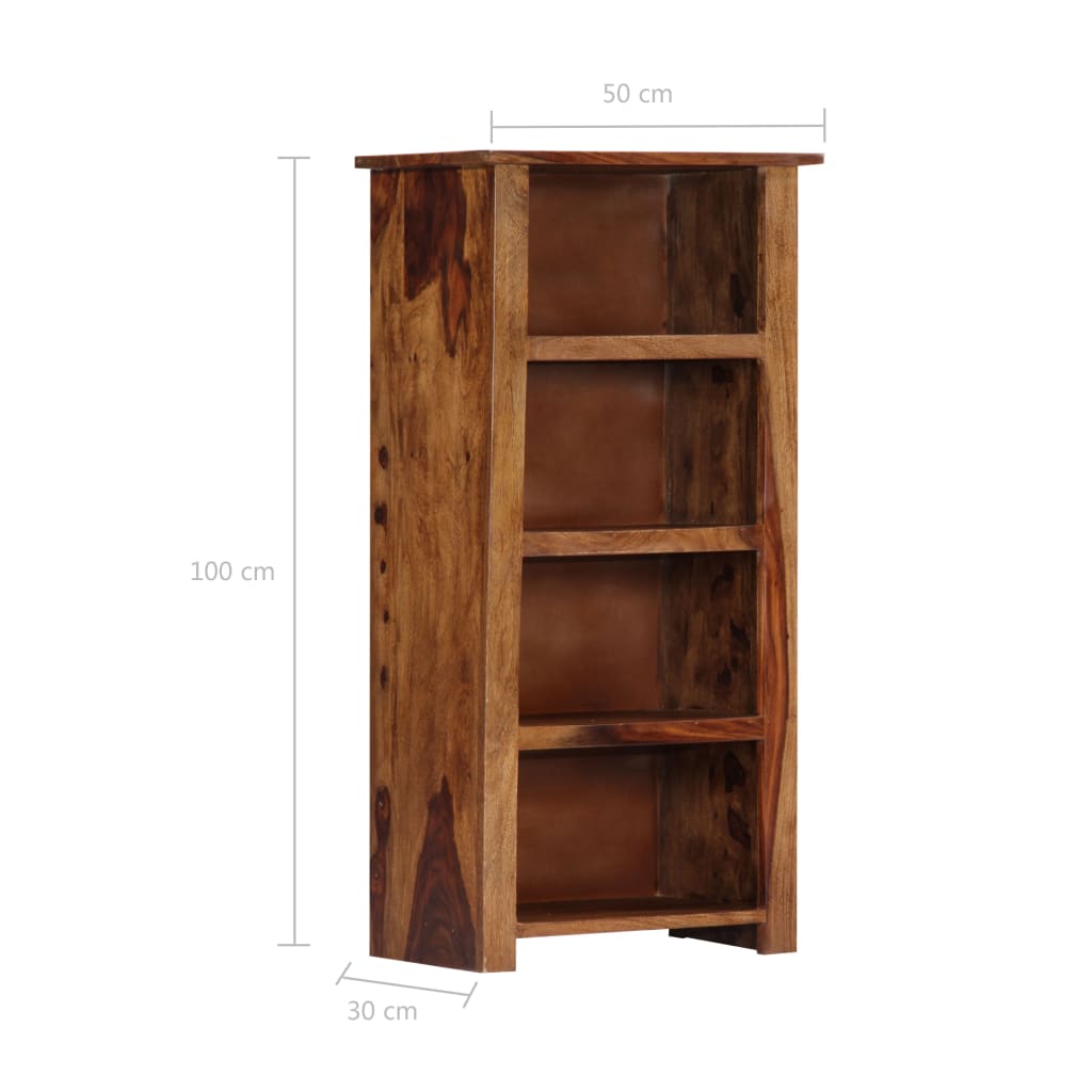 Kirjahylly 50x30x100 cm massiivipuu