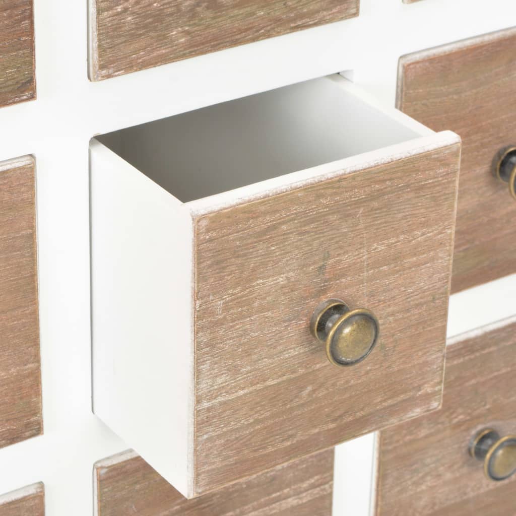 Senkki valkoinen 50x30x80 cm täyspuu