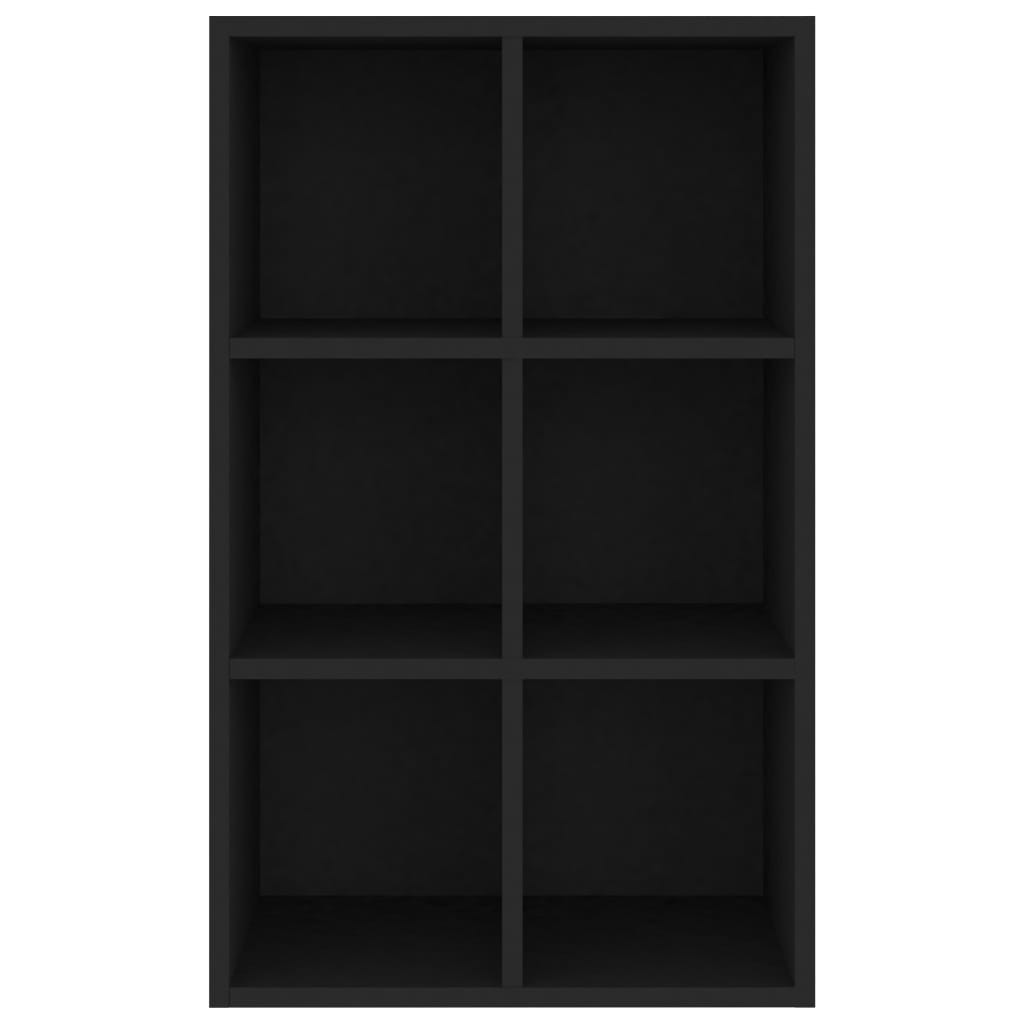 Kirjahylly/Senkki Musta 66X30X97,8 Cm Lastulevy 1