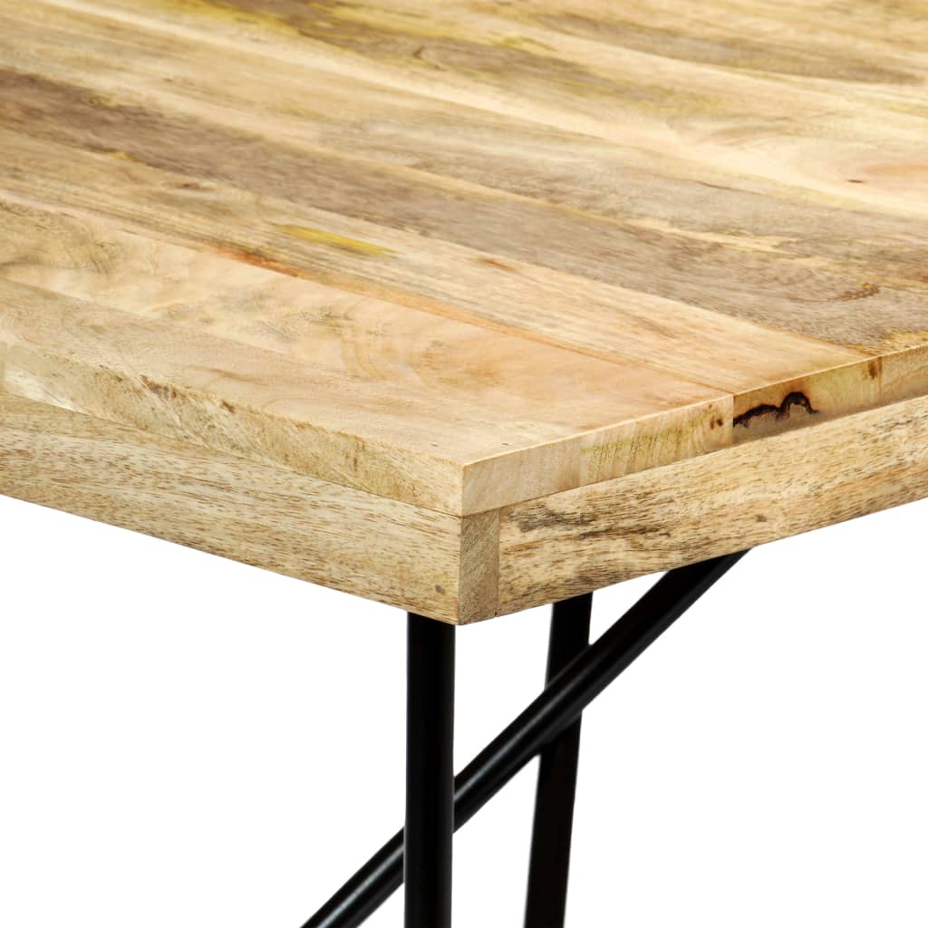 Ruokapöytä 180X90X76 Cm Täysi Mangopuu