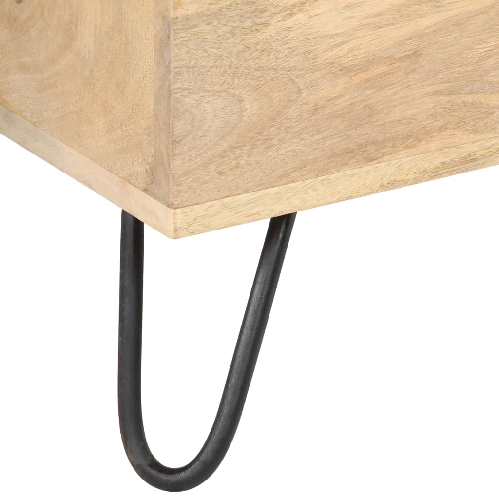 Arkku 90x40x45 cm täysi mangopuu