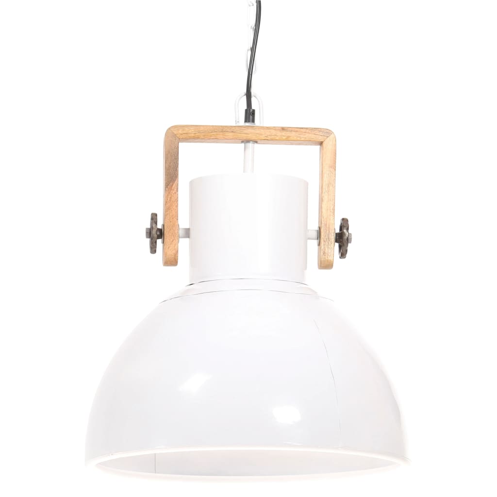 Teollistyylinen Riippuvalaisin 25 W Valkoinen Pyöreä 40 Cm E27