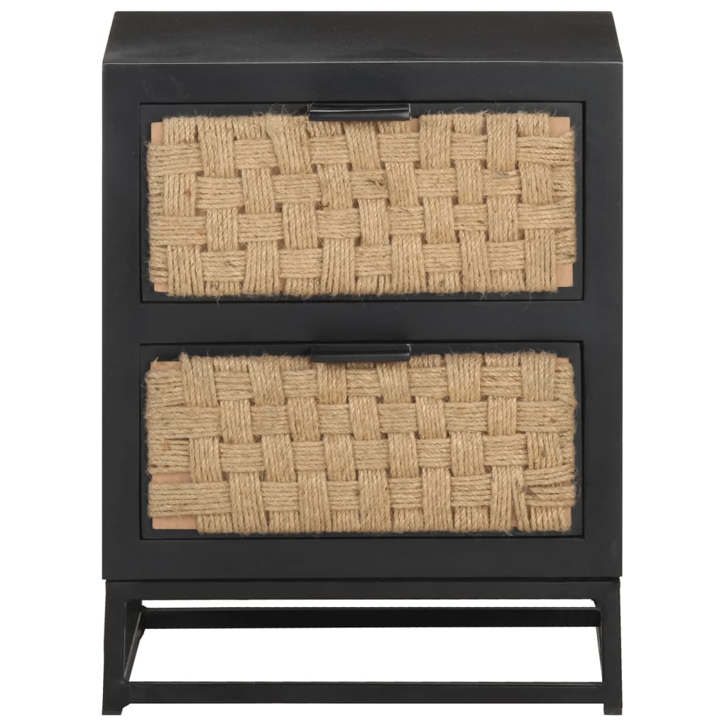 Yöpöytä 40x30x50 cm täysi mangopuu