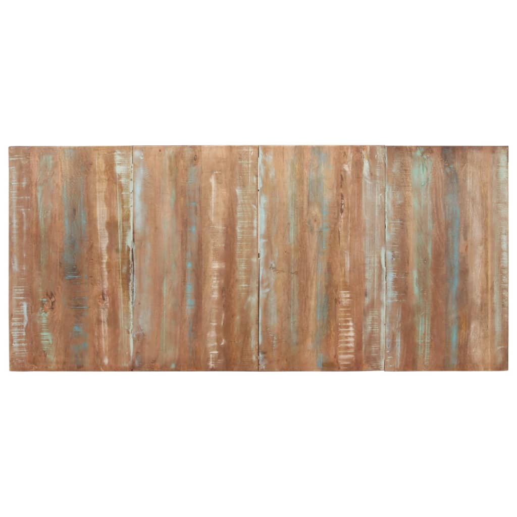 Ruokapöytä 200x90x76 cm täysi kierrätetty puu