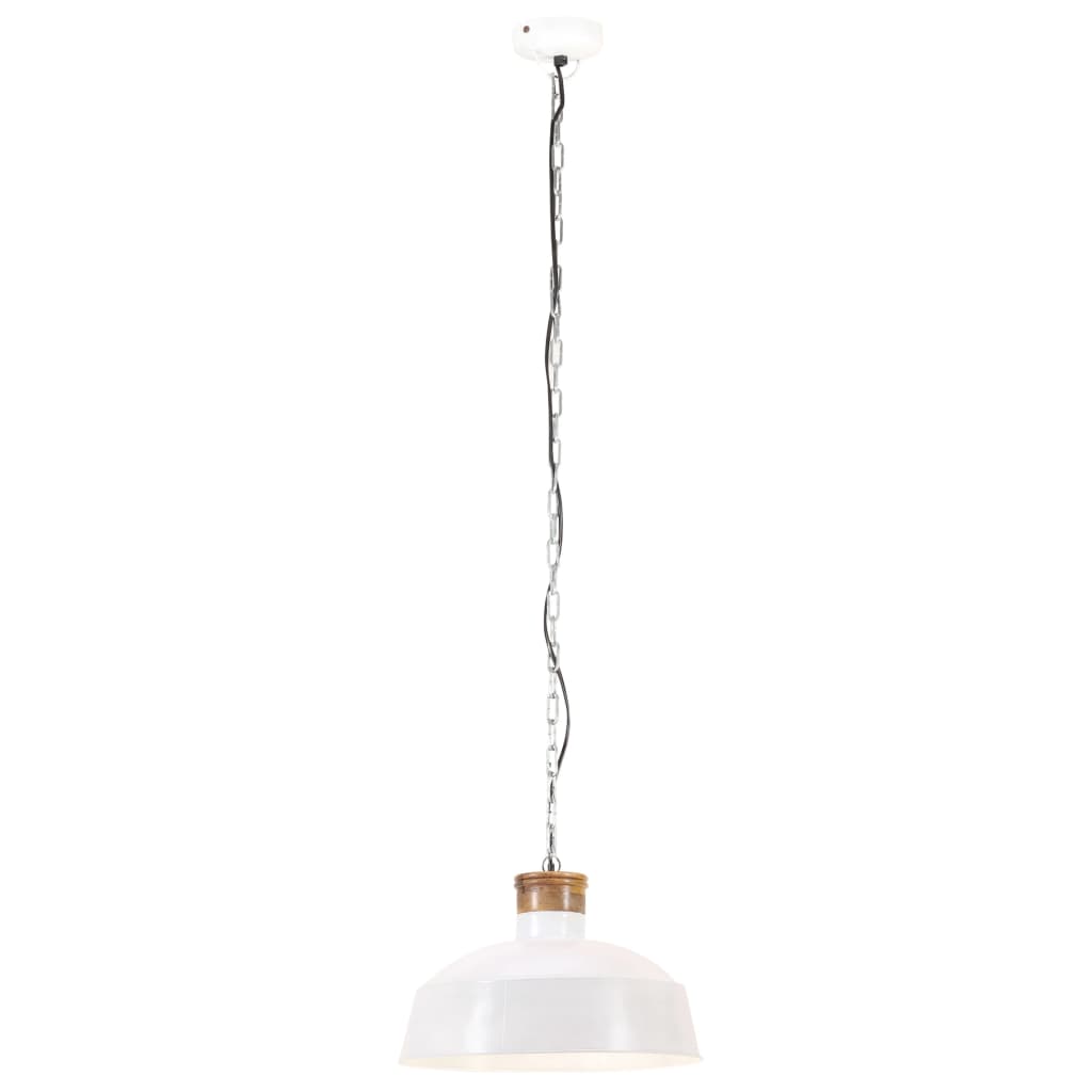Teollistyylinen Riippuvalaisin 42 Cm Valkoinen E27 Valkoinen