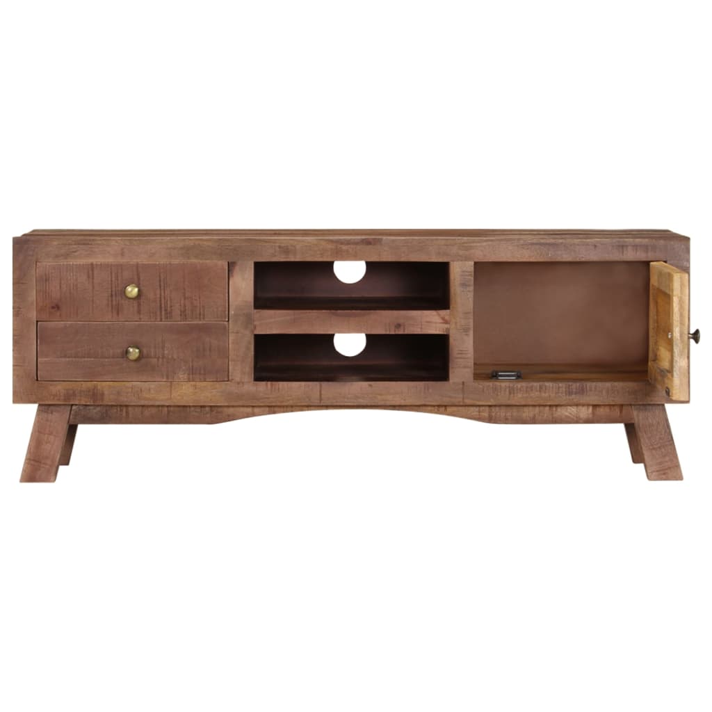 TV-taso 110x30x40 cm karkea mangopuu